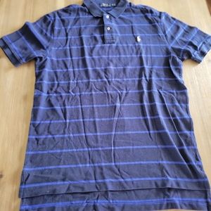 Polo Ralph Lauren polo mens blue with stripes size XL